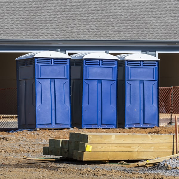 is there a specific order in which to place multiple porta potties in Bois D Arc Missouri